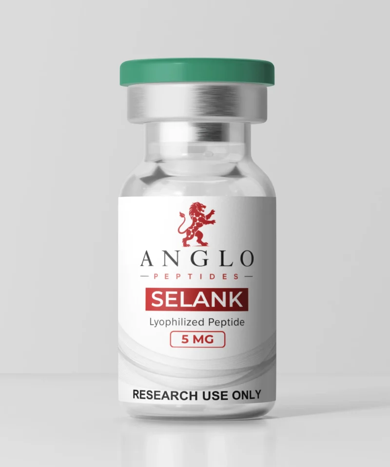 Anglo Peptides Selank 5 mg research vial