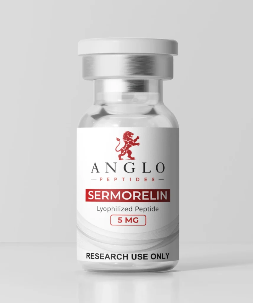 Anglo Peptides Sermorelin 5 mg research vial