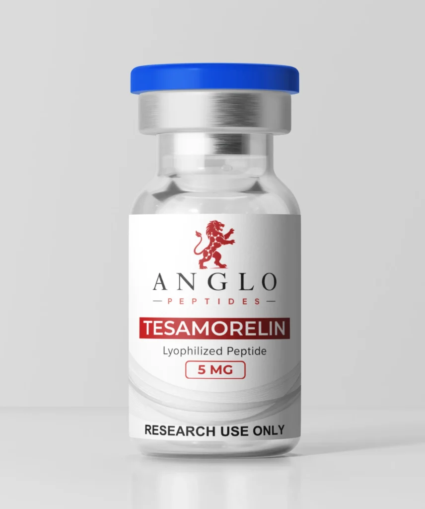 Anglo Peptides Tesamorelin 5 mg research vial